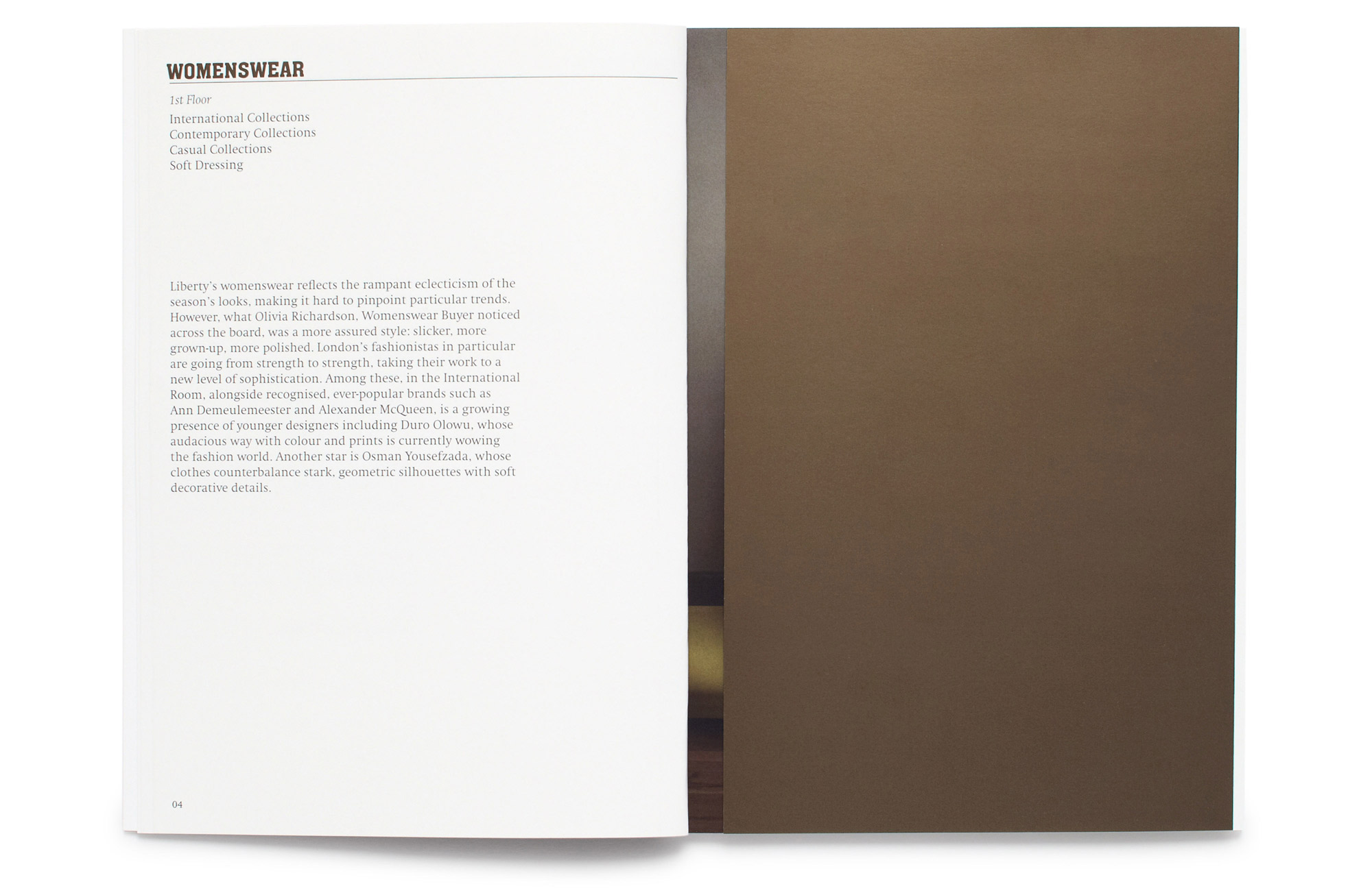 Daniel Baer – Catalogue&nbsp;Autumn /&nbsp;Winter.<i> Liberty </i> 3